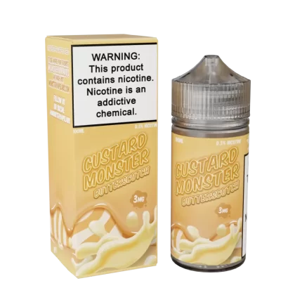Custard Monster - Butterscotch - 100ML E-Liquid - 0MG