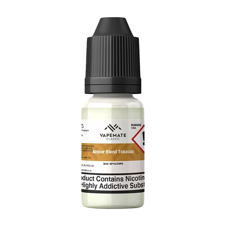 Vapemate Classic Amber Blend Tobacco 10ml - 50VG / 50PG / 18mg - Ecigwizard