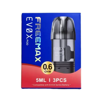 Freemax EVOX Replacement Pods – 3 Pack - 0.6 Ohm - 3 Pack