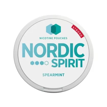 Nordic Spirit Spearmint Nicotine Pouches - Nicotine Strength#X-Strong (11mg)>Strong (9mg)>Regular (6mg)