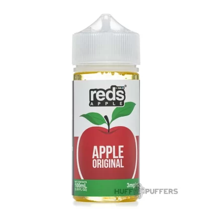 Daze – Reds Apple Original 100mL - Nicotine Strength#0mg>3mg>6mg