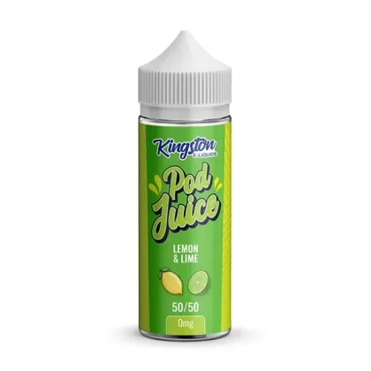 KINGSTON POD JUICE LEMON & LIME 100ML SHORTFILL E-LIQUID