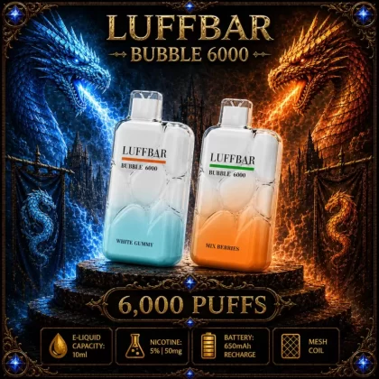 LUFFBAR Bubble 6000 - Green Apple Blast (WHT Series)