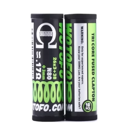 Wotofo Tri Core Fused Clapton Coils 0.17ohm 10pcs/pack - Ejuicewarehouse