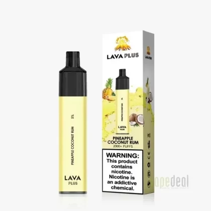Lava Plus 2000 Puffs Disposable – Pineapple Coconut Rum