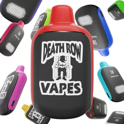 Death Row Vapes Disposable | 5000 Puffs | 10.5mL | 50mg *** - Lush Ice 50mg