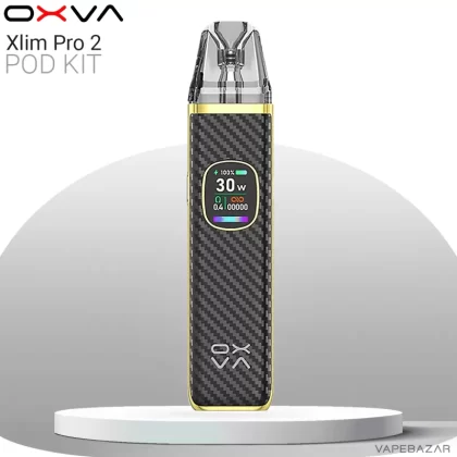 OXVA Xlim Pro 2 Pod Kit – Black Carbon - Pod Kit / OXVA / 1300 mAh / max. 30 Watt / 2ml / USB-C