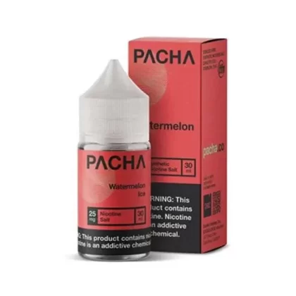 Iced Watermelon Nicotine Salt by Pacha Syn - Size#30ml~Nicotine#25MG>50MG
