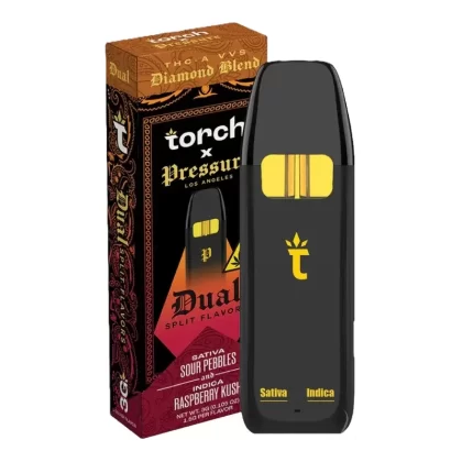 Pressure x Torch Dual Split Flavors THC-A VVS Vaporizer – 3000mg