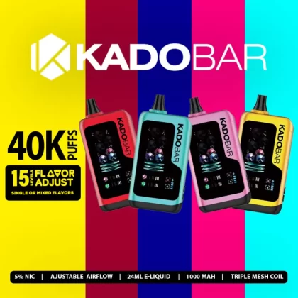KADOBAR Flavor Adjust 40K Puff Disposable Device
