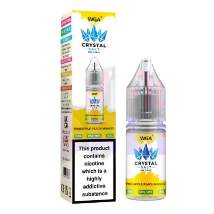 WGA Crystal Pineapple Peach Mango Nic Salt - 10 Pack