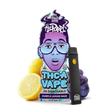 Tre House ItsPurpl Purple Lemon Haze THCA Vape Pen - Vape Store