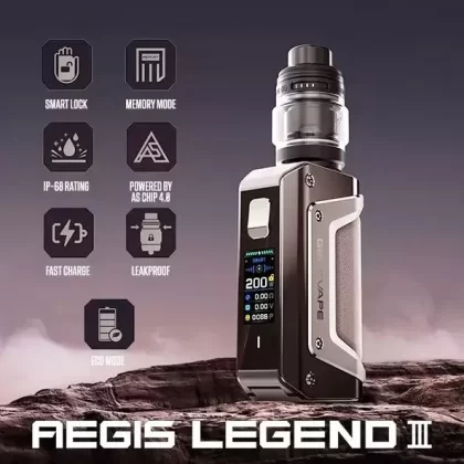 GEEKVAPE AEGIS LEGEND 3 200W STARTER KIT - Green - Onlinevapegate
