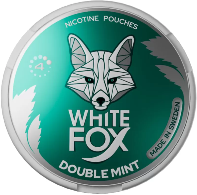 WHITE FOX Nicotine Pouches - 12mg / Peppered Mint - Image 2