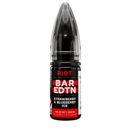 Strawberry Blueberry Ice BAR EDTN Riot Squad Nic Salt E-Liquid
