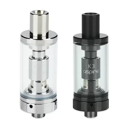 Aspire K3 Replacement Tank – 2ml Silver Black