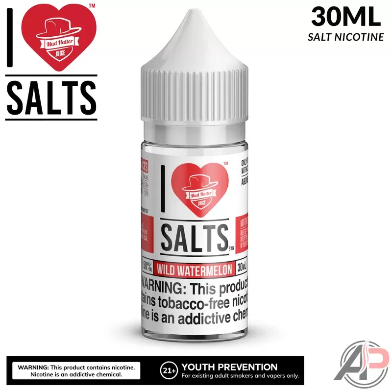 I Love Salts Wild Watermelon Salt Nicotine 30mL - Salt Nicotine 25mg – 30ml, Salt Nicotine 50mg – 30ml