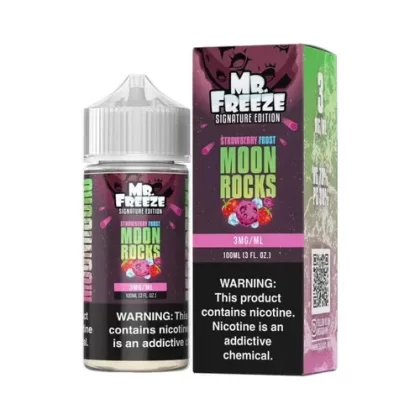 Mr.Freeze Moon Rocks Strawberry Frost 100ml E-Juice - Vape Product, Vape Product