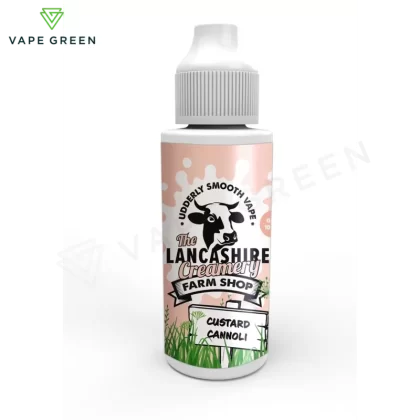 Custard Cannoli Shortfill E-Liquid by the Lancashire Creamery Farm Shop 100ml