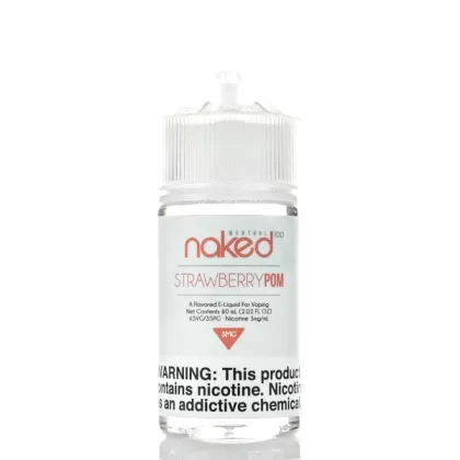 Naked 100 – Strawberry Pom Naked Menthol Vape Juice – 60ml