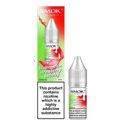 Watermelon Strawberry Bubbly Nic Salts by Smok