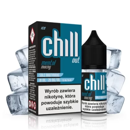 Liquid Chill Out Salt 20mg 10ml Mocny Menthol Ice
