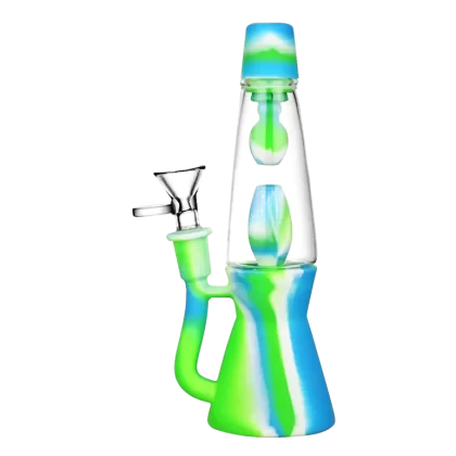 LA Pipes Lava Lamp Silicone Water Pipe