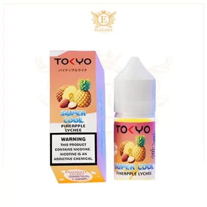Tokyo Super Cool Pineapple Lychee Salt Vape Egypt