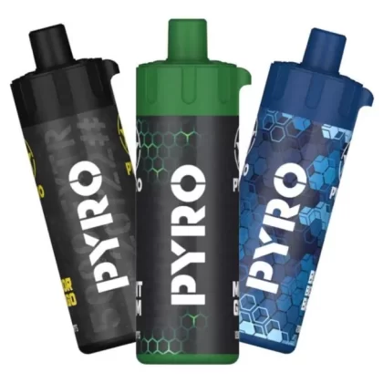 PYRO 12000 PUFFS MTL / DTL DISPOSABLE VAPE - 3 mg / Watermelon Bubblegum