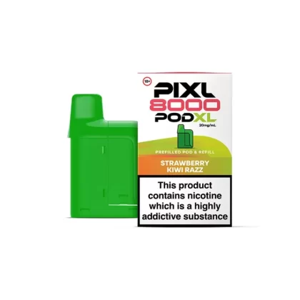 Pixl 8000 Strawberry Kiwi Razz Refill Pods - Ecigpremium