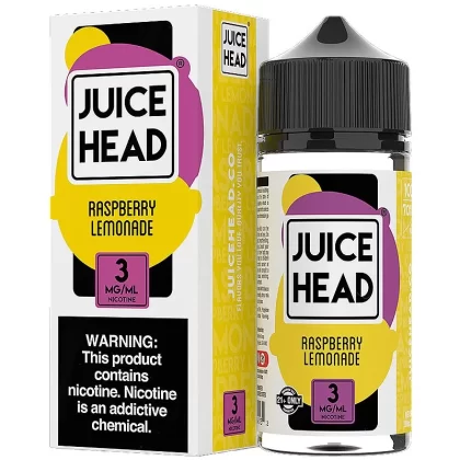Juice Head – Raspberry Lemonade – 100mL - Vape Product, Vape Product