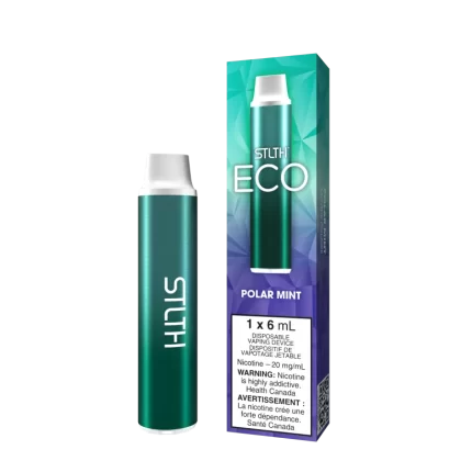 STLTH ECO - Polar Mint - 20 mg/mL (wholeseller) - Excise ON, 0 mg/mL (wholeseller) - Excise ON (0AF195)