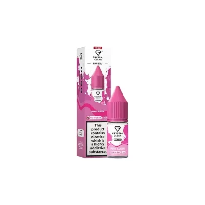 Crystal Clear Bar Salt Pink Slush E Liquid 10ml - Nicotine Strength#20mg>10mg (7053E2)