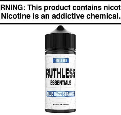 BLUE RAZZ STRAWZZ BY RUTHLESS ESSENTIALS 100ML - Vapejuice