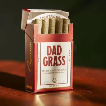 Dad Grass Hemp CBD Pre Rolled Joints 5 Pack