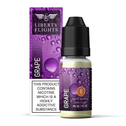 Grape E-Liquid by Liberty Flights (10ml) - 12mg