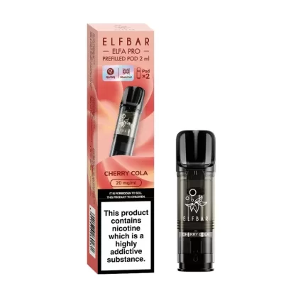 Elf Bar ELFA Pro Cherry Cola Pods (2 Pack) - Strength#20mg (8141D2)