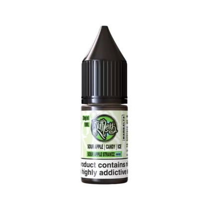 Ruthless Sour Apple Candy Ice Nic Salt Vape Juice - 10 Pack