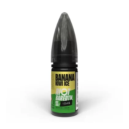 Banana Kiwi Ice Riot Squad BAR EDTN 10ml Nic Salt E Liquid