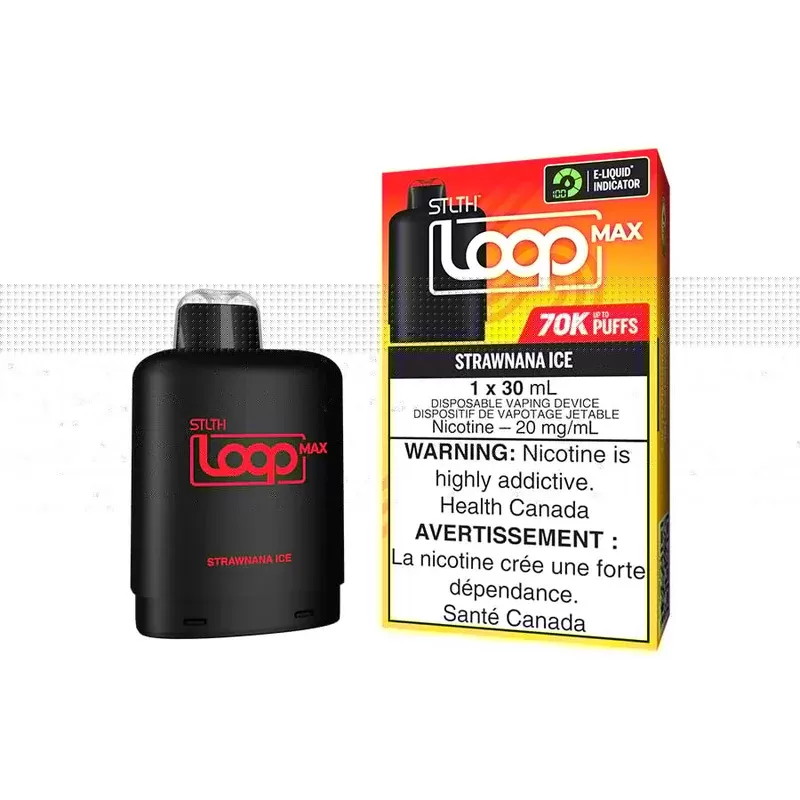 STLTH LOOP MAX POD PACK – STRAWNANA ICE