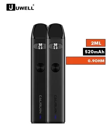 Uwell Caliburn A2 Pod Kit - Black, Grey