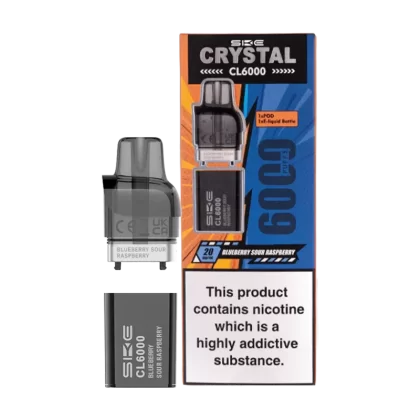 Blueberry Sour Raspberry SKE Crystal CL6000 Pods - Vapeshop Co