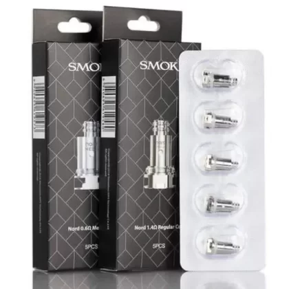 Nord Coils by SMOK - #Nord 0.6 Ω Mesh Coil 5PK>Nord Mesh - MTL 0.8 Ω Coil 5PK>Nord 1.4 Ω Regular Coil 5PK
