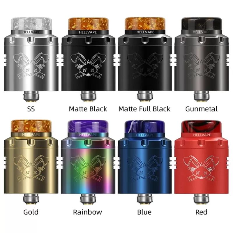 Hellvape Dead Rabbit 3 RDA Tank Atomizer - Black Carbon Fiber - Image 3
