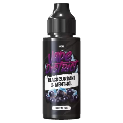 Blackcurrant & Menthol by Vape District 100ml