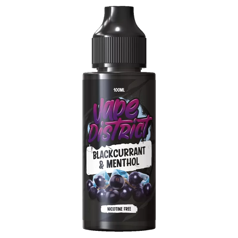 Blackcurrant & Menthol by Vape District 100ml