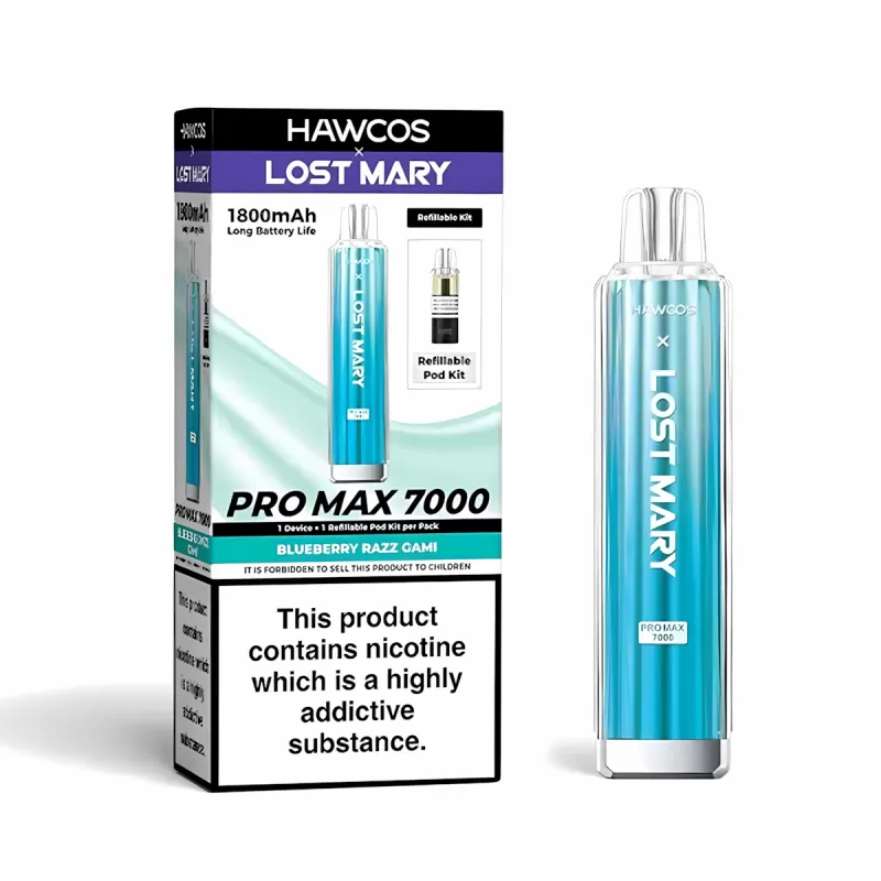 Hawcos x Lost Mary Pro Max 7000 Pod Kit - Pineapple Ice - Image 3