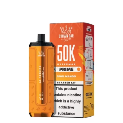 Al Fakher Hypermax Prime 50K Pod Kit - Prefilled Pod Kit; Blue Razz Lemonade, Cool Mango (26C434)