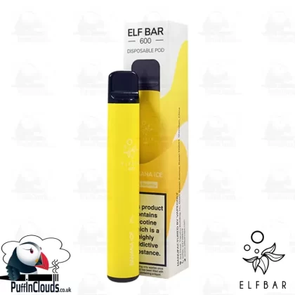 Banana Ice ELFBAR 600 Disposable Pod