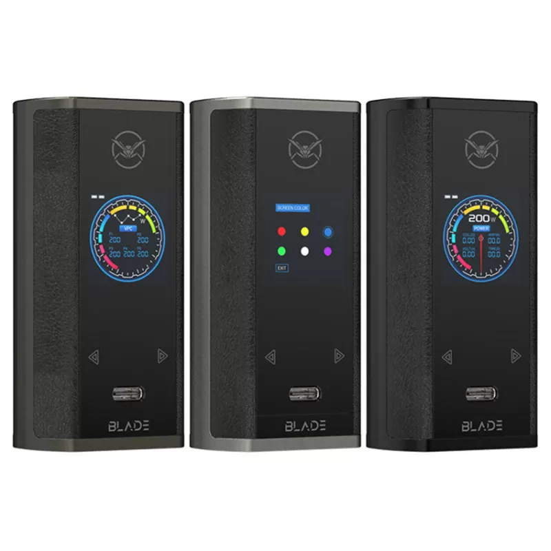 Oumier Blade 200W TC Box Mod - Black